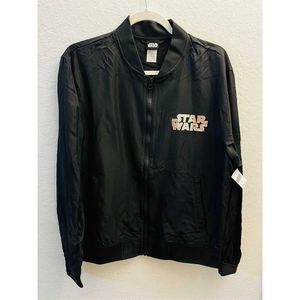 New Star Wars Disney windbreaker jacket full zip size M